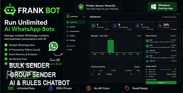 Frank Bot screenshot